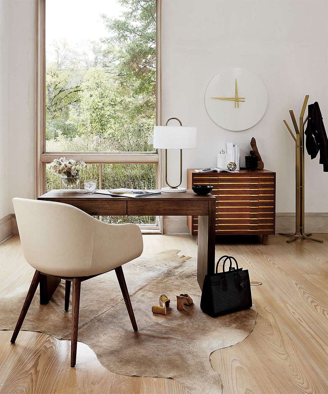 RUNWAY ACACIA WOOD DESK