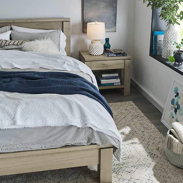 Styles Blue Fringe Throw Blanket