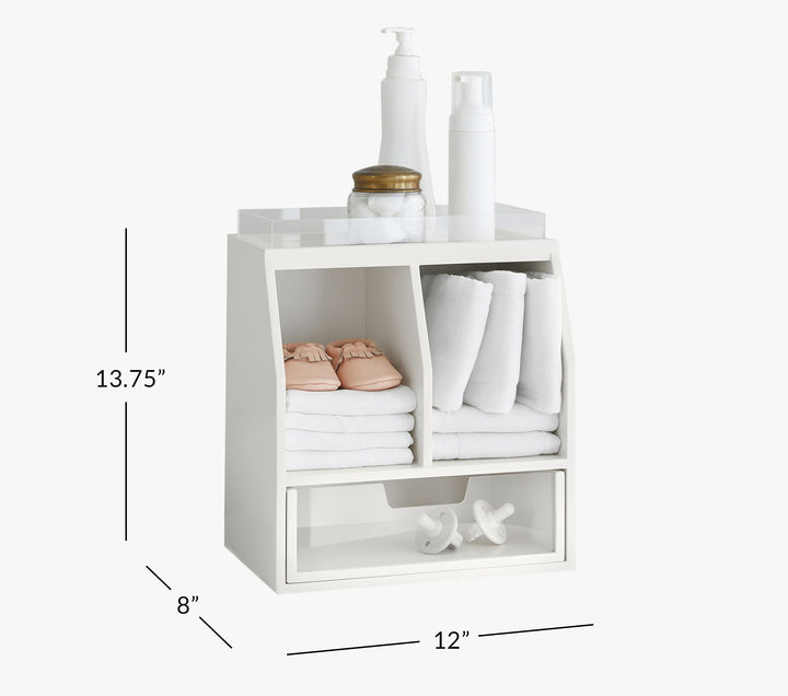 Acrylic Wood All in One Organizer