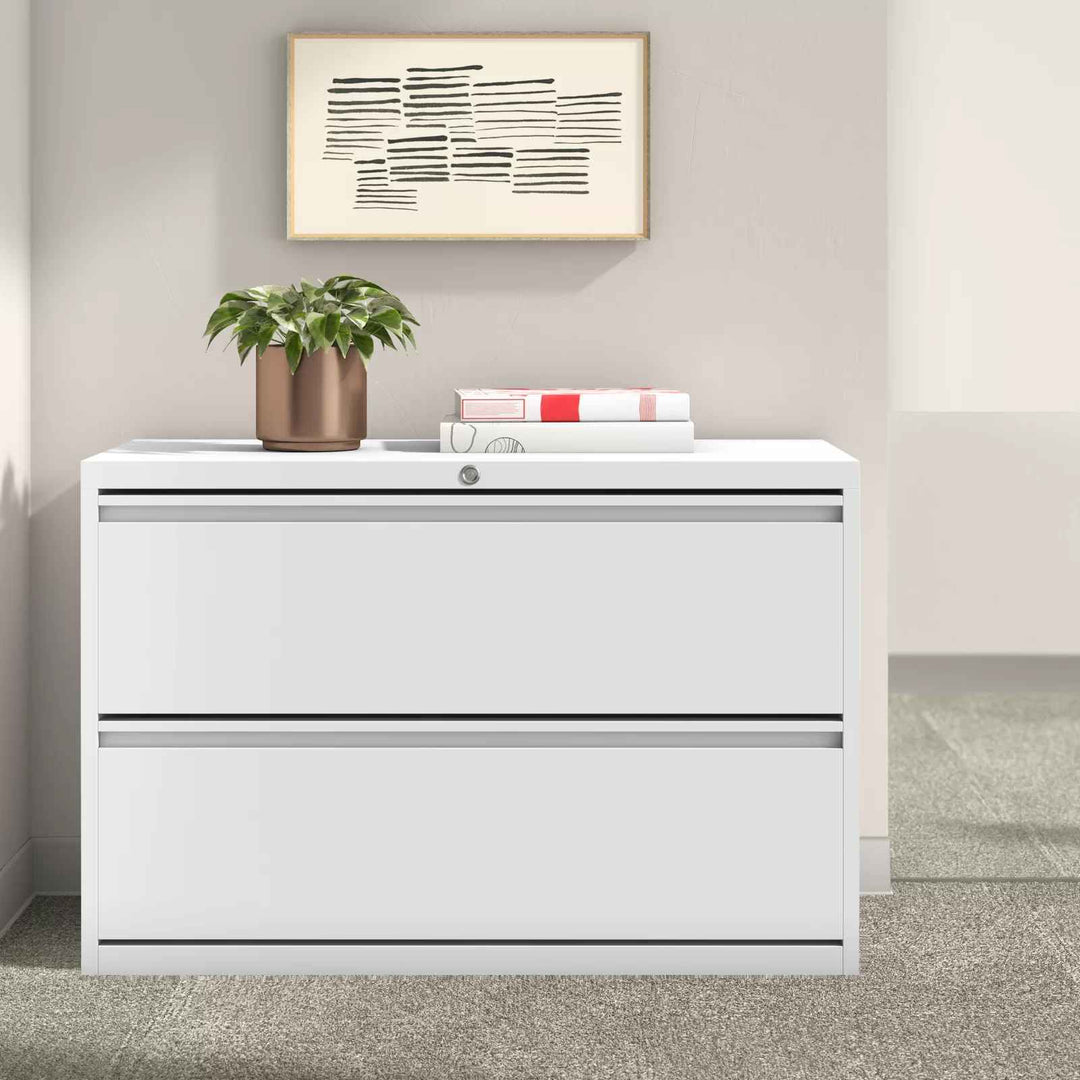 2 Drawer Steel Lateral Filing Cabinet