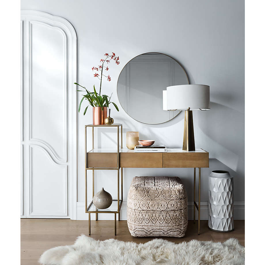 Isla Brass Triangle Table Lamp