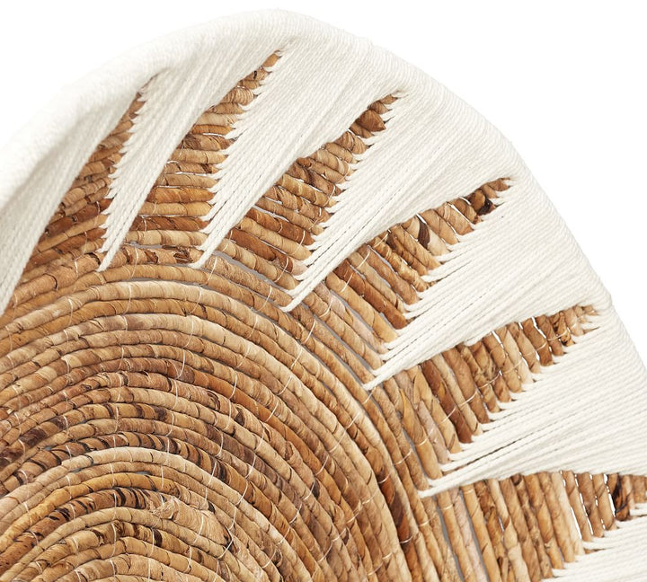 Sunny Handwoven Basket Wall Art