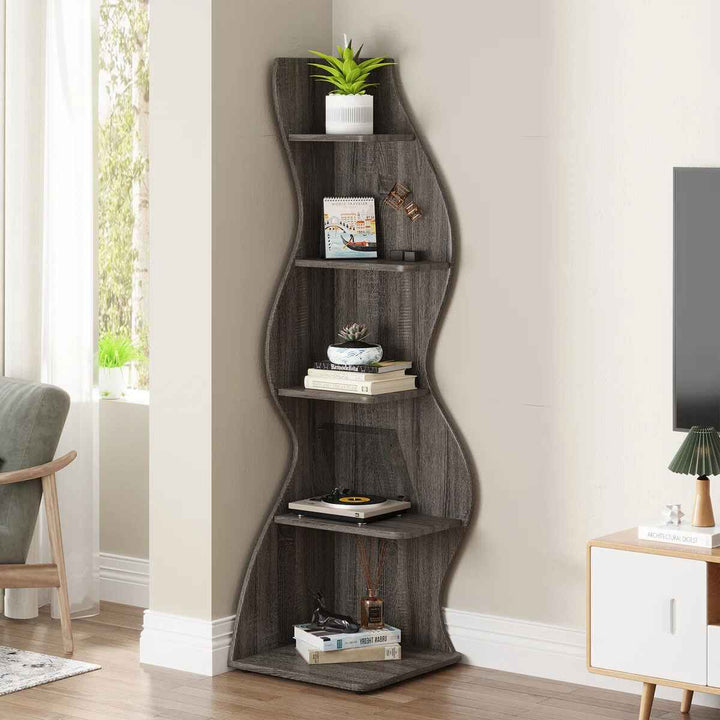 Arhab Corner Bookcase