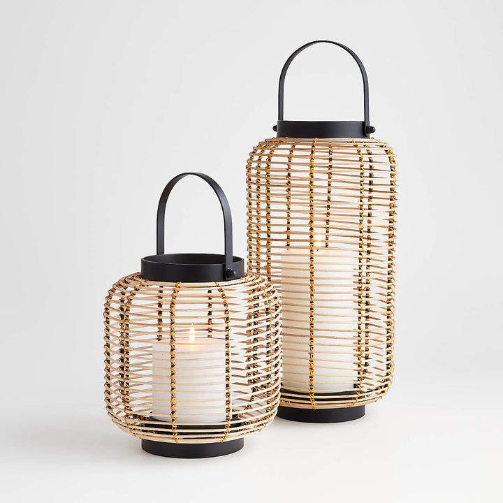Brigton Small Rattan Lantern