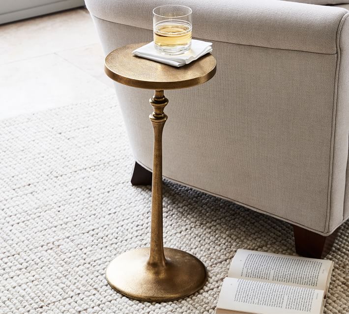 Round Metal Cocktail Table