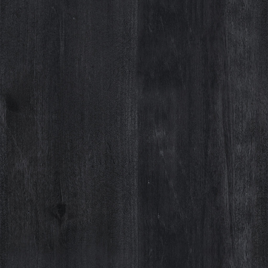 Gibson Black Hanging Arc Floor Lamp with White Shade