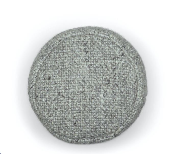 Texa Fog Gray Pouf