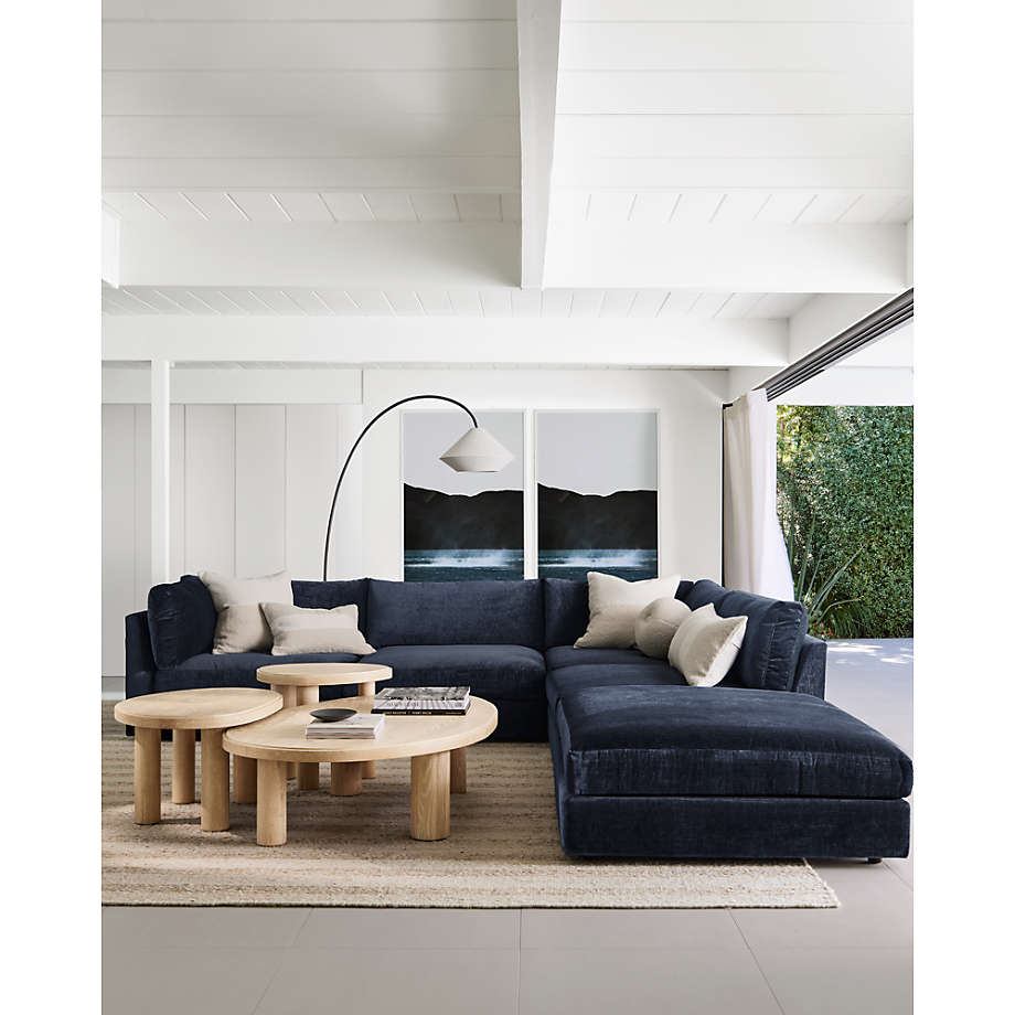 Biella Wool Cotton Blend Textured Arctic Ivory Throw Pillow Cover