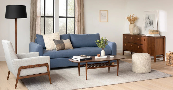 Nordby Lull Blue Sofa Bed