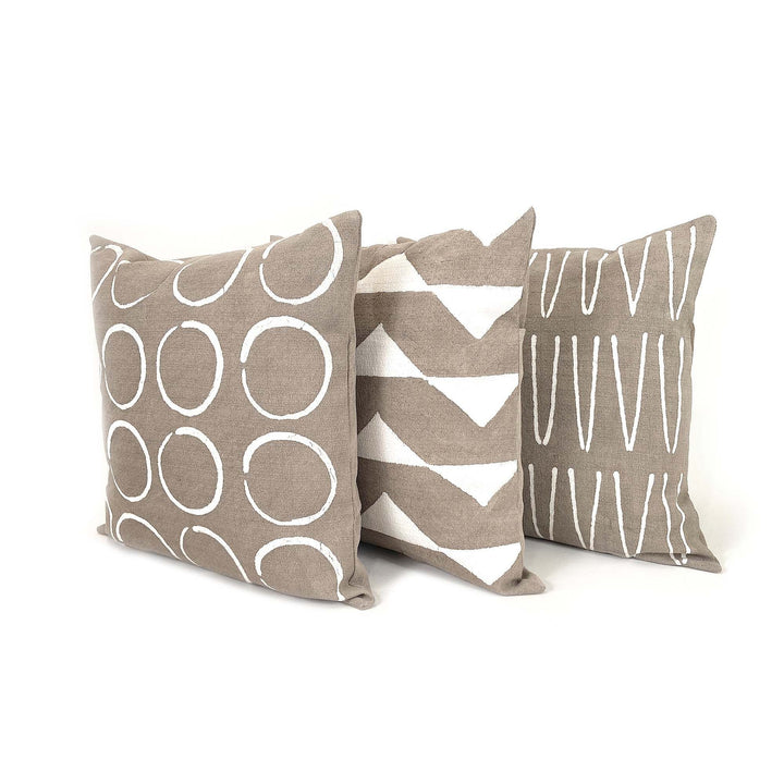 Sadza Batik Lines Pillow Cover