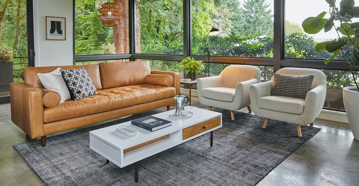 Sven Charme Tan Sofa