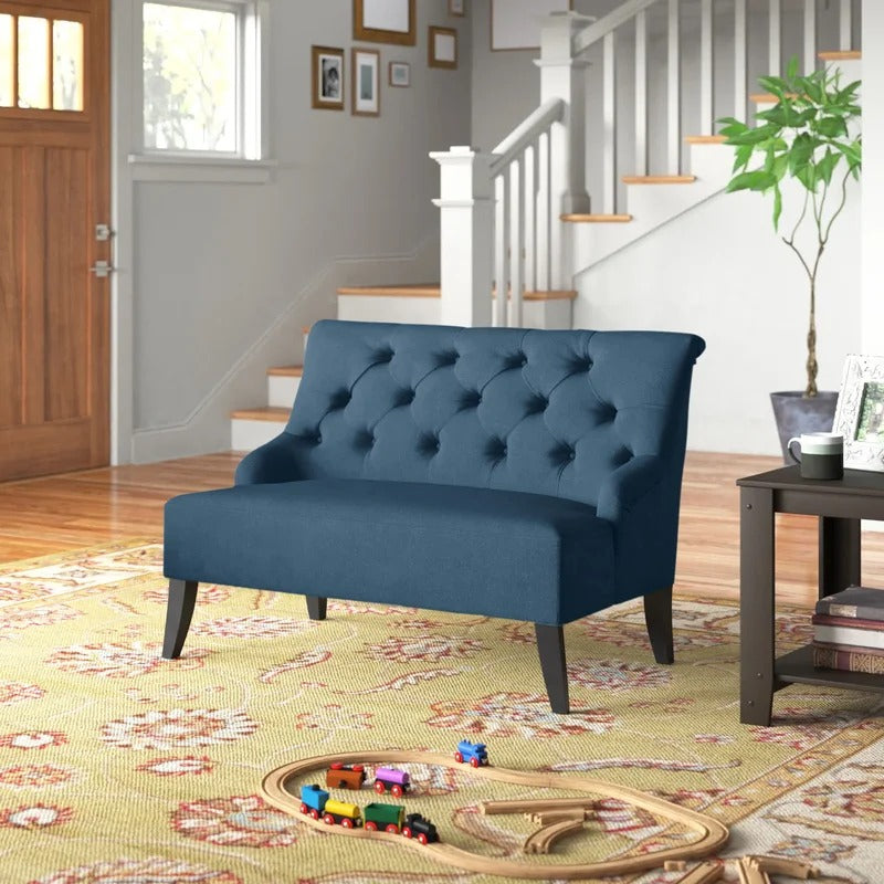 Jezebel Recessed Arm Settee