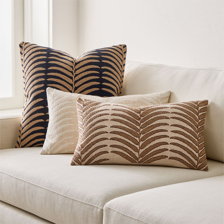 Woven Palm Pillow Cover 12x21