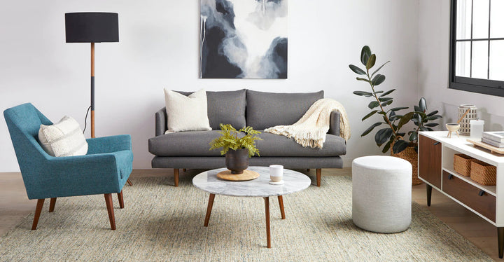 Burrard Graphite Gray Loveseat