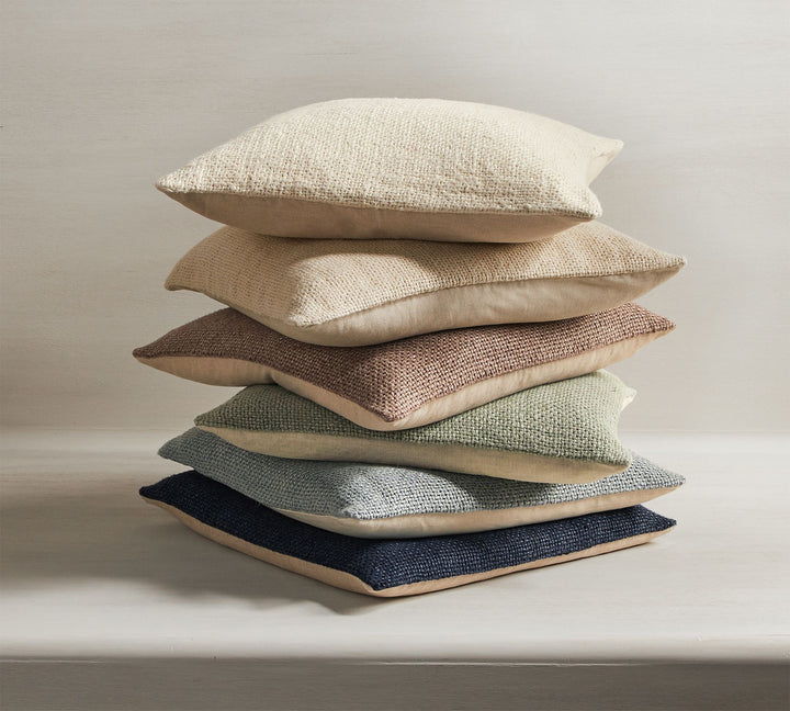 Faye Textured Linen Pillow Cover-20"x20"