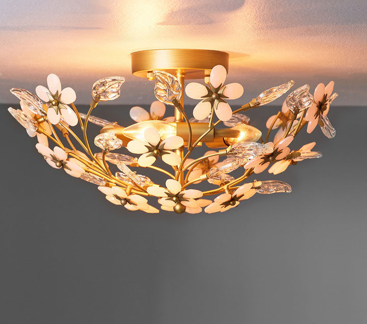 Grace Flower Flush Mount