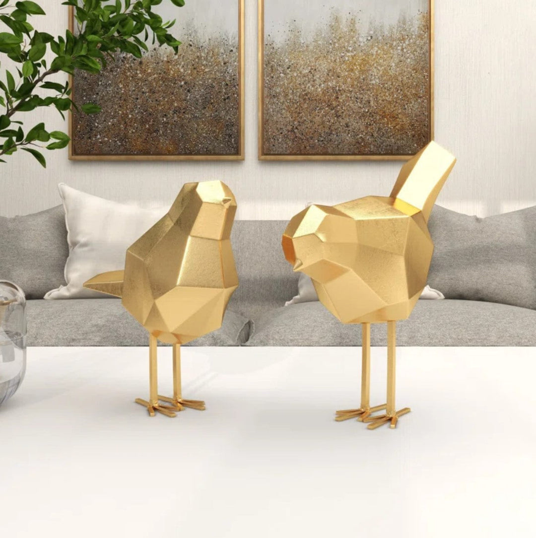 Glam Handmade Bird Sculpture 7"