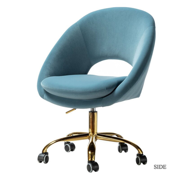 Lourdes Velvet Task Chair