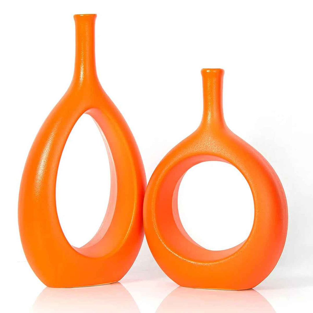 Dinges Handmade Ceramic Porcelain Table Vase-Big