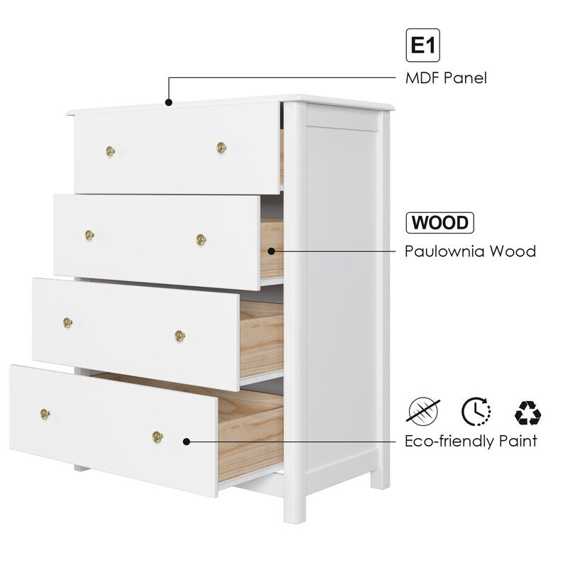Avenir 4 Drawer Standard Dresser