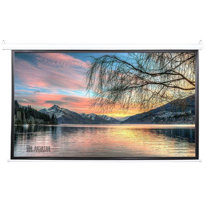 White Portable Folding Frame Projector Screen