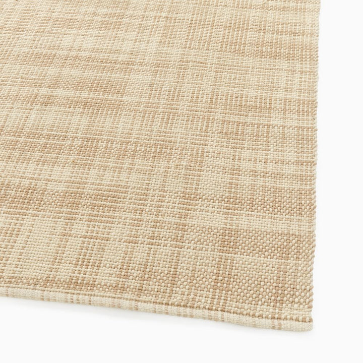Mid Century Heathered Basketweave Wool Rug-9'x12'