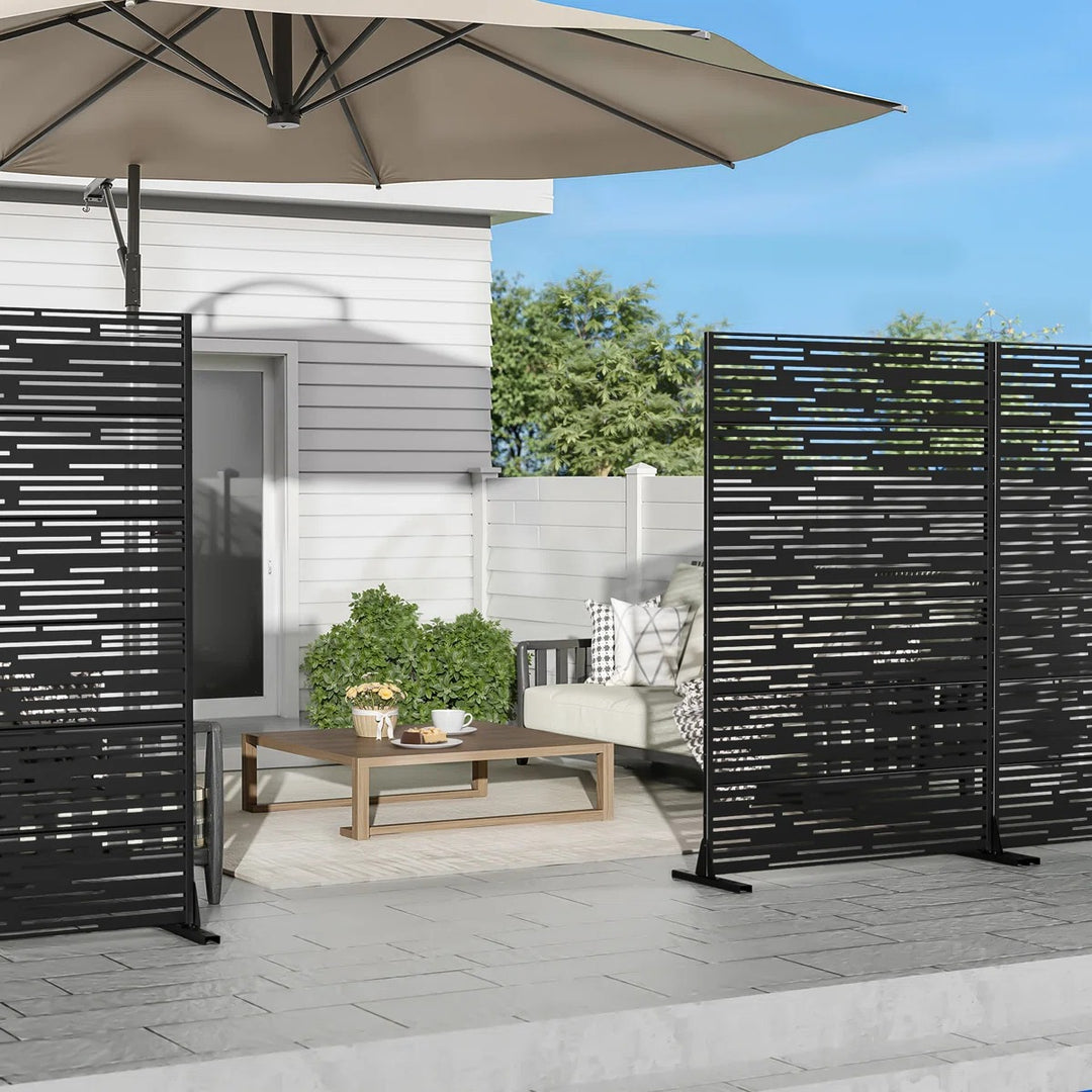 Metal Privacy Screen Panel Pattern