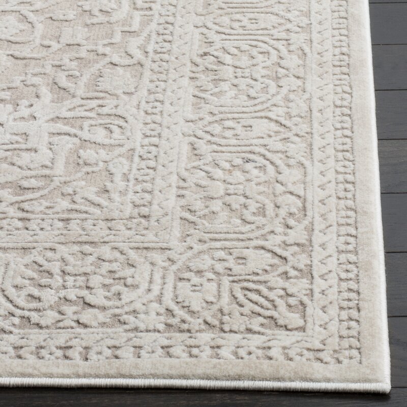 Calidia Oriental Beige Cream Area Rug 10'x14'
