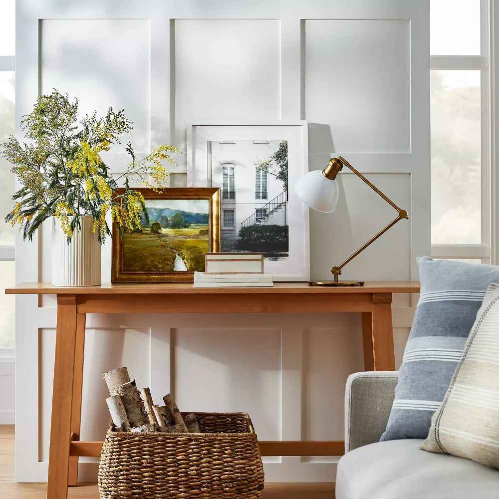 Summer Pasture Framed Wall Art Brass-16"x14"