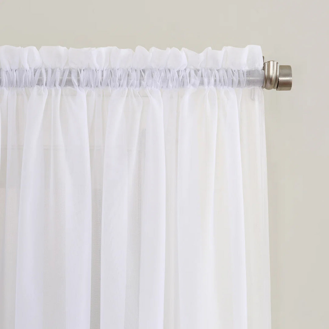 Sheer Rod Pocket Curtain Panel 54"