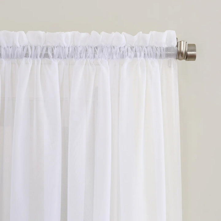 Sheer Rod Pocket Curtain Panel 54"