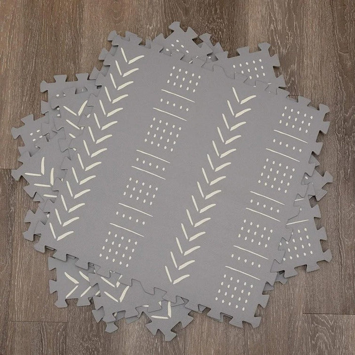 Baby Play Mat With Soft Interlocking Floor Tiles 48"x72"