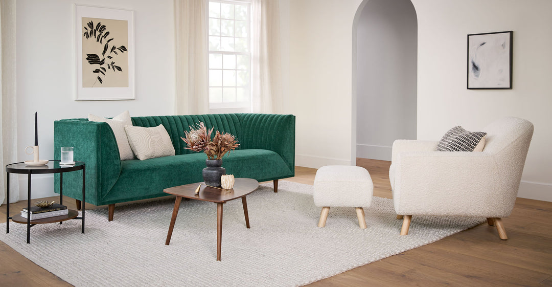 Raella Poplar Green Sofa