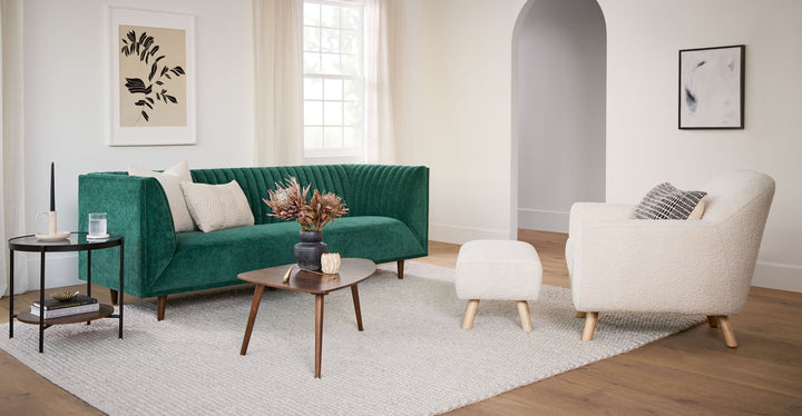 Raella Poplar Green Sofa