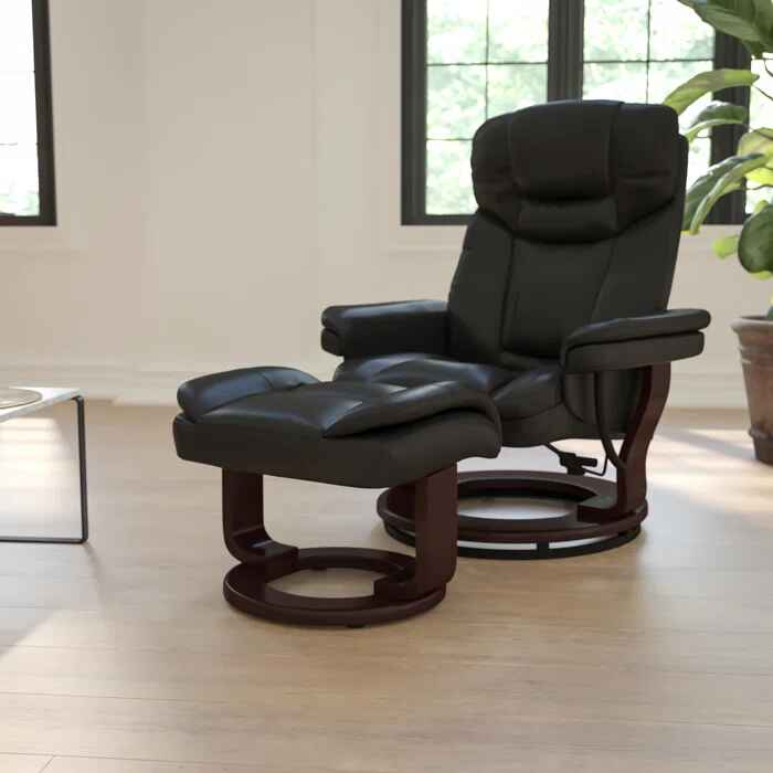 Manual Swivel Standard Recliner with Ottoman