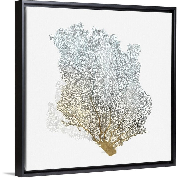 Delicate Coral I by Isabelle Z Painting on Canvas With Frame-32''x32''