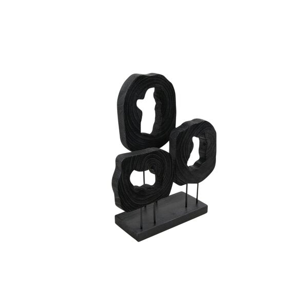 Cut Log Table Top Decoration