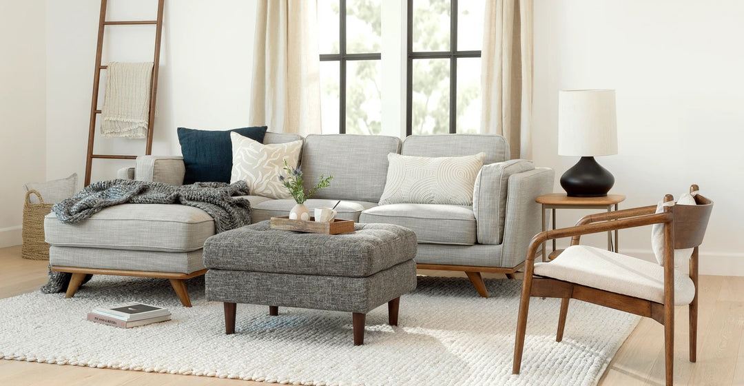 Timber Rain Cloud Gray Left Sectional