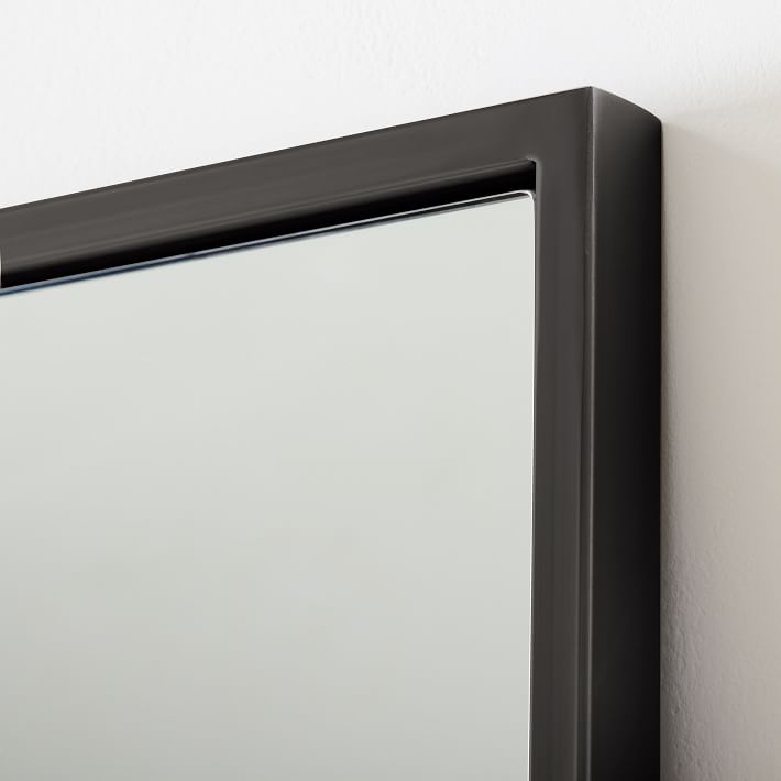 Metal Framed Oversized Floor Mirror