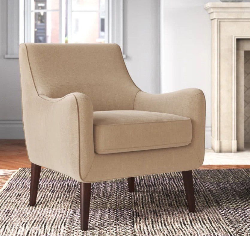 Femi Upholstered Mid-Century Accent Chair