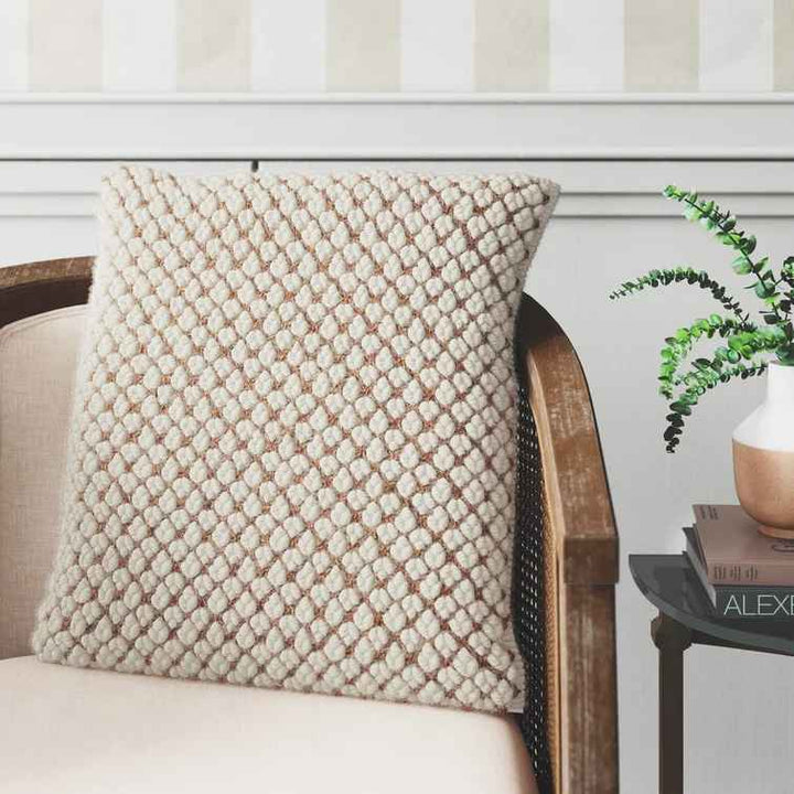 Criddle Throw Pillow Cover with Insert-22"x22"