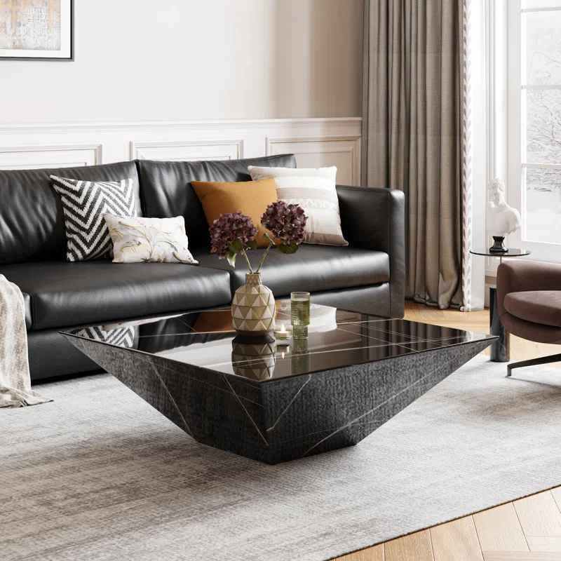 Dainera Modern Drum Coffee Table