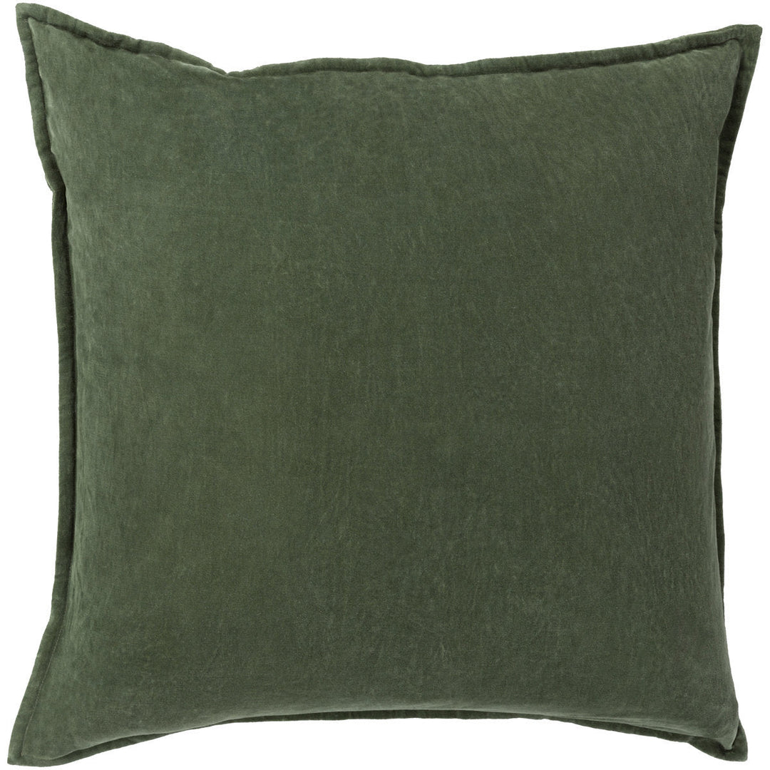 Cotton Velvet Pillow Polyster With Insert 18"x18"