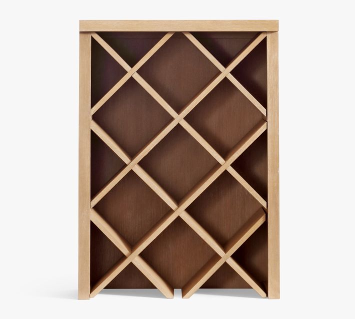 Modern Farmhouse Modular Wine Grid Hutch