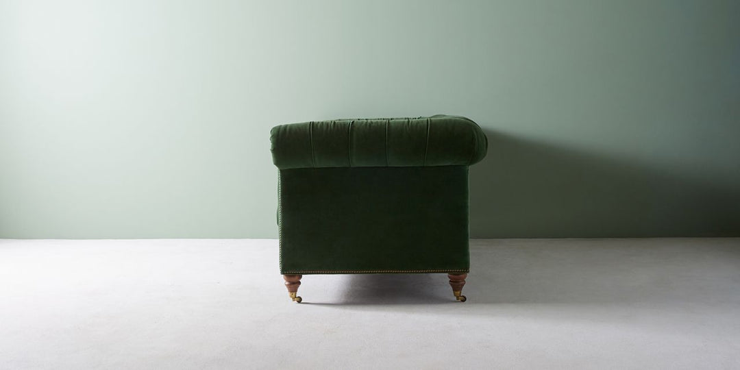 Lyre Chesterfield Two Cushion Sofa