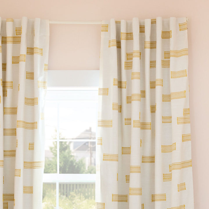 Clipped Blocks Blackout Curtain