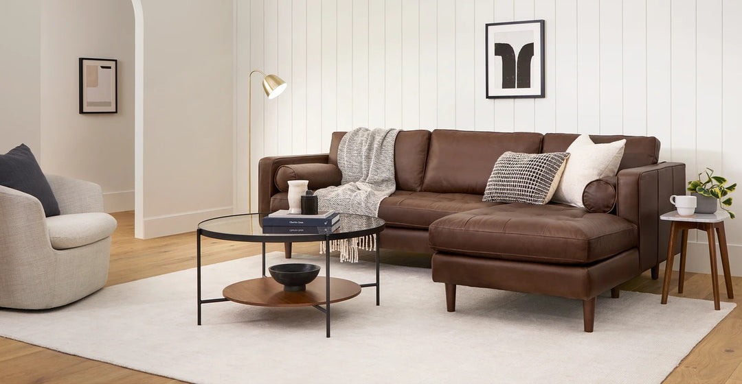 Sven Charme Chocolat Right Sectional Sofa