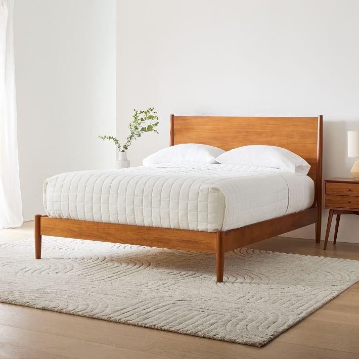 Mid Century Bed-Queen