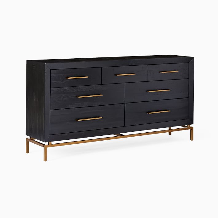 ALEXA BURNISHED DRAWER DRESSER