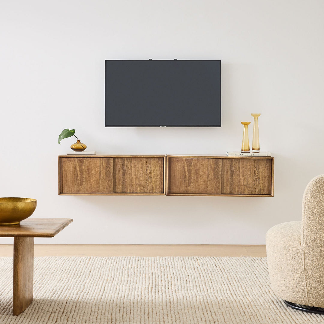 Anton Closed Floating Cubbies Set of 2